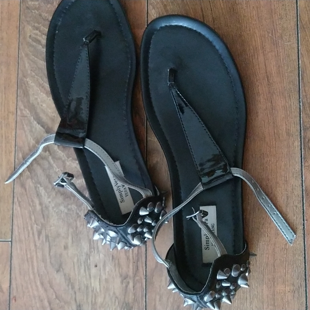 Studded Vera Wang sandals
